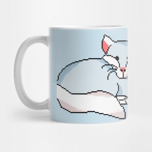 Enchanting Vixen: Pixel Art Fox Illustration for Stylish Apparel Mug